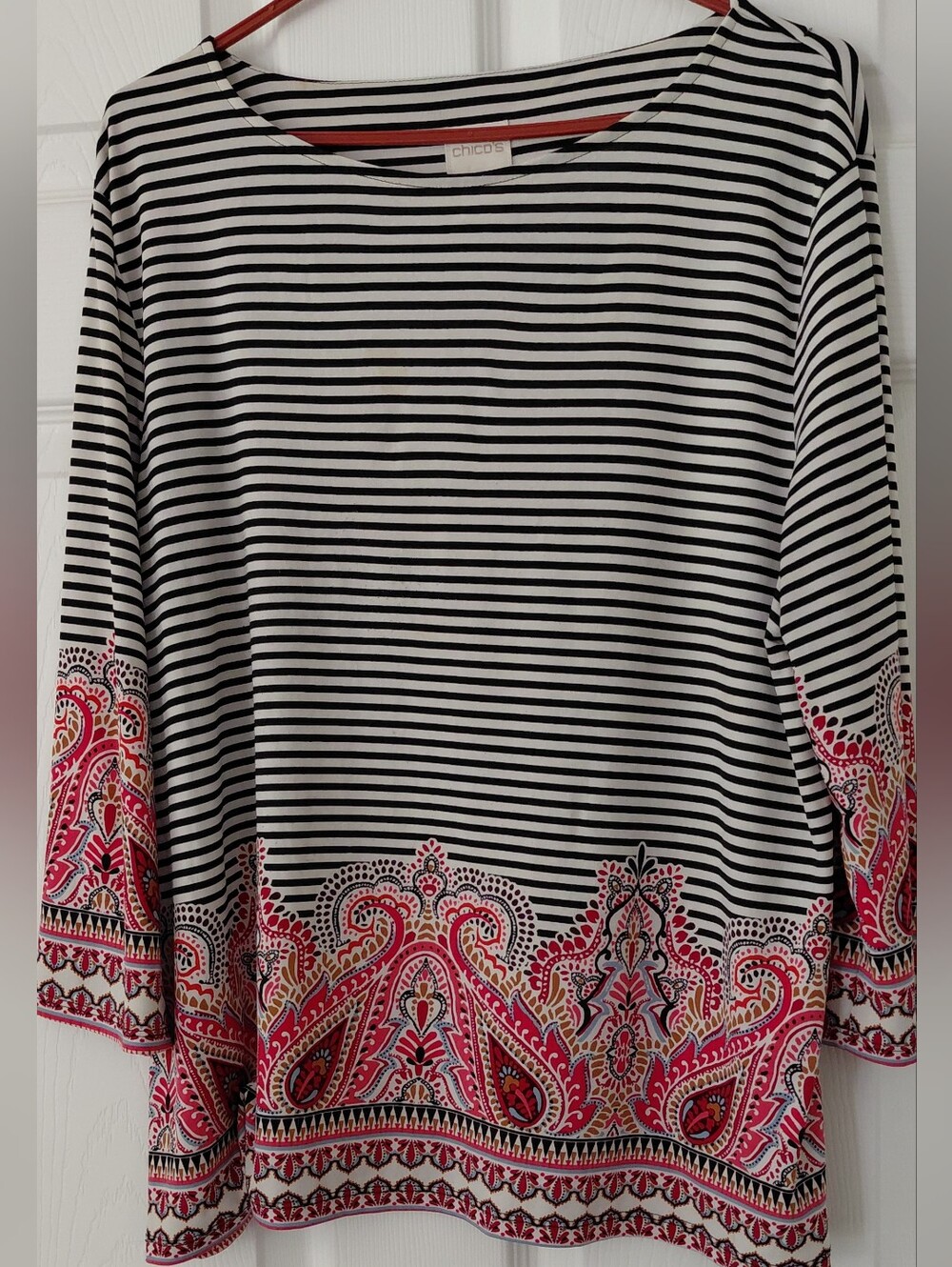 Chico's Beautiful 3/4 Length Sleeve Top